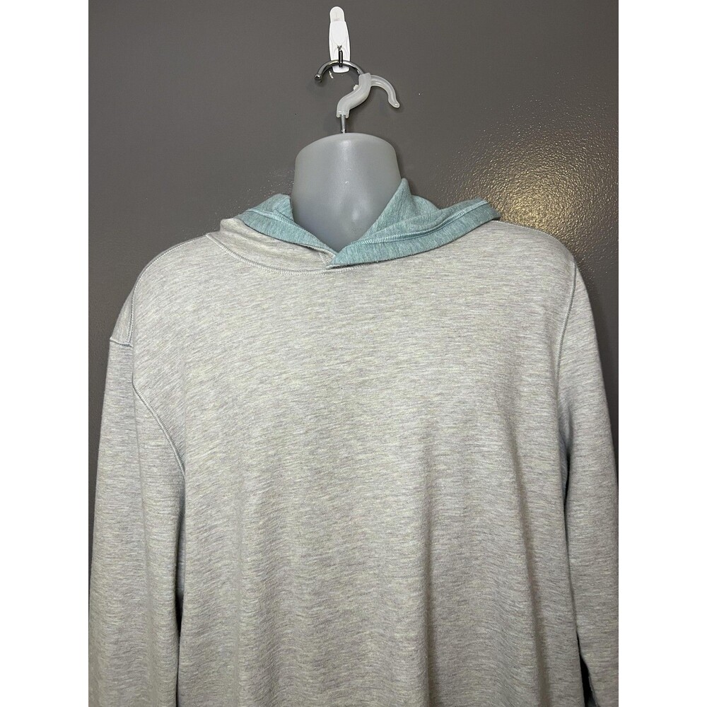 Wilkens Bros Hoodie Mens XL Gray Lightweight Jersey Pullover Hooded Sweatshirt